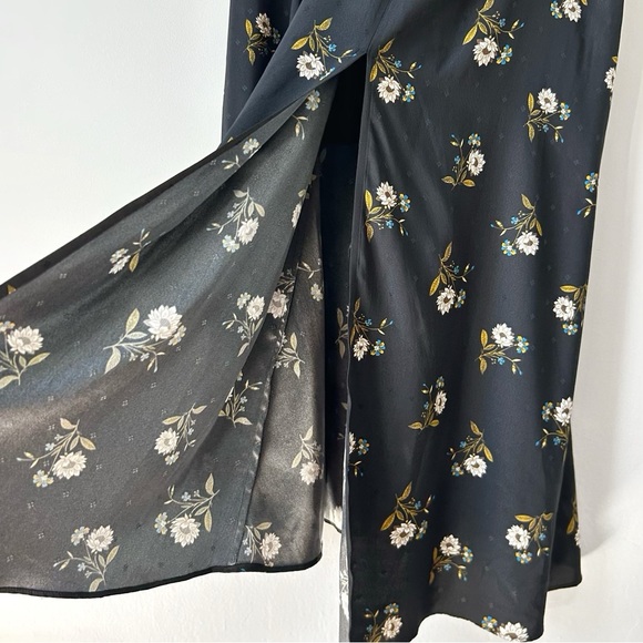 NEW Veronica Beard Wixson Silk Blend Floral Midi Dress Asymmetrical Hem - Picture 6 of 12